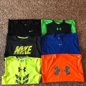 Boys muscle shirts size youth XL